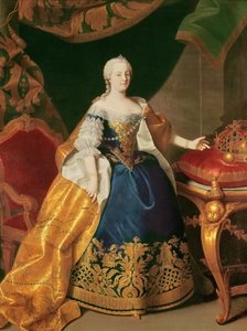 Portret van keizerin Maria Theresia van Oostenrijk (1717-80)
